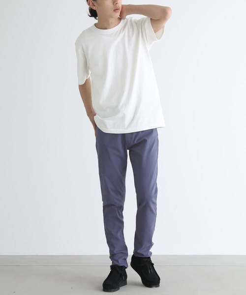 n'OrLABEL（ノアールレーベル）の「『フレキシンストレッチスリムパンツ』（チノパンツ・メンズ・ブラック/カーキ/チャコール/モカ/ダークネイビー/グレイッシュブルー・M/L/XL）」の11枚目の写真