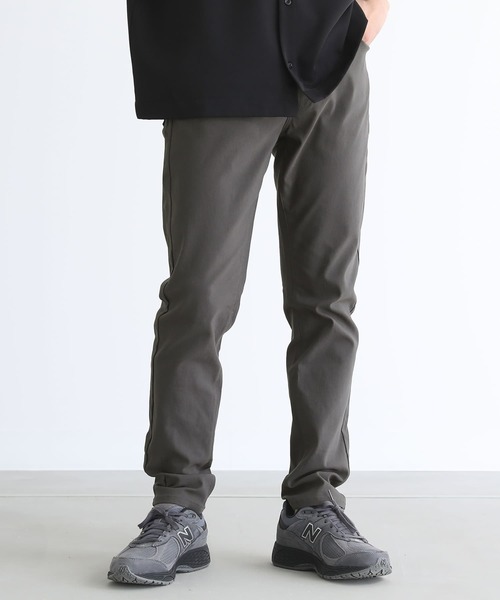 n'OrLABEL（ノアールレーベル）の「『フレキシンストレッチスリムパンツ』（チノパンツ・メンズ・ブラック/カーキ/チャコール/モカ/ダークネイビー/グレイッシュブルー・M/L/XL）」の9枚目の写真