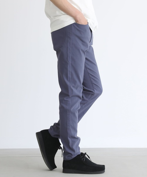 n'OrLABEL（ノアールレーベル）の「『フレキシンストレッチスリムパンツ』（チノパンツ・メンズ・ブラック/カーキ/チャコール/モカ/ダークネイビー/グレイッシュブルー・M/L/XL）」の10枚目の写真
