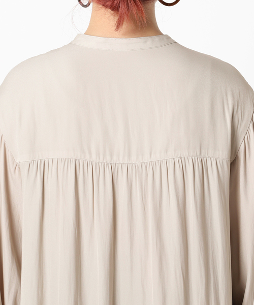 Simplicite（サンプリシテ）の「ティアードブラウス◆（シャツ/ブラウス・レディース・ブラック/ベージュ/パープル・FREE）」の12枚目の写真