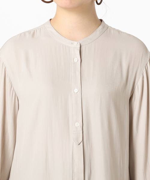 Simplicite（サンプリシテ）の「ティアードブラウス◆（シャツ/ブラウス・レディース・ブラック/ベージュ/パープル・FREE）」の13枚目の写真