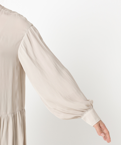 Simplicite（サンプリシテ）の「ティアードブラウス◆（シャツ/ブラウス・レディース・ブラック/ベージュ/パープル・FREE）」の14枚目の写真