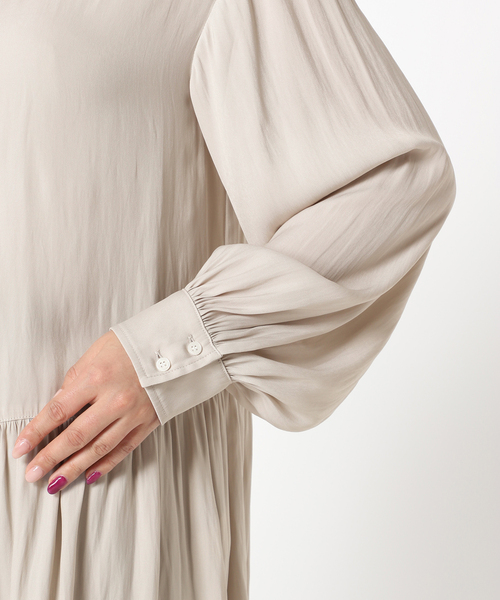 Simplicite（サンプリシテ）の「ティアードブラウス◆（シャツ/ブラウス・レディース・ブラック/ベージュ/パープル・FREE）」の15枚目の写真