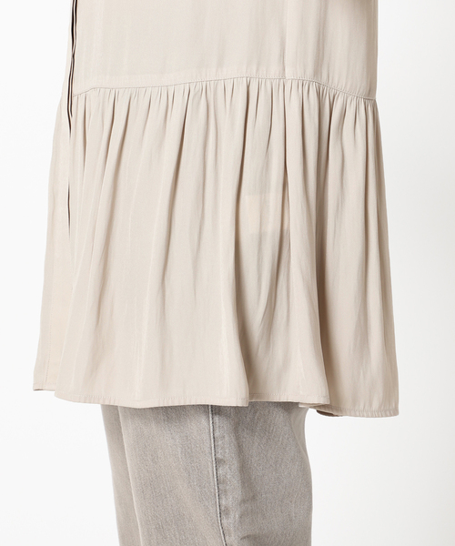 Simplicite（サンプリシテ）の「ティアードブラウス◆（シャツ/ブラウス・レディース・ブラック/ベージュ/パープル・FREE）」の16枚目の写真