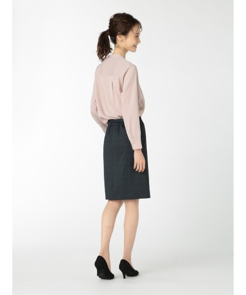 m.f.editorial（エムエフエディトリアル）の「エムエフエディトリアルレディース/m.f.editorial：Women バンドカラー 比翼長袖ブラウス（シャツ/ブラウス・レディース・ピンク系その他・MEDIUM/LARGE）」の13枚目の写真