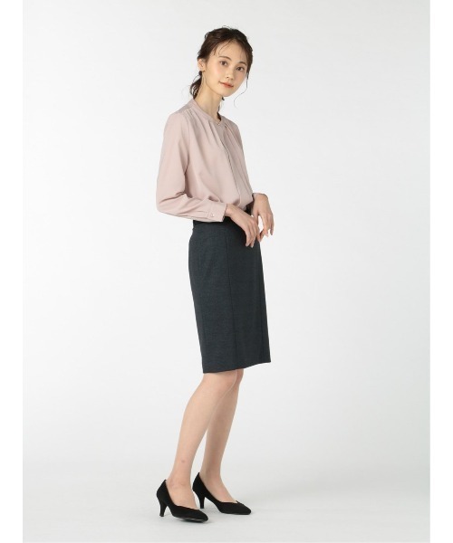 m.f.editorial（エムエフエディトリアル）の「エムエフエディトリアルレディース/m.f.editorial：Women バンドカラー 比翼長袖ブラウス（シャツ/ブラウス・レディース・ピンク系その他・MEDIUM/LARGE）」の14枚目の写真