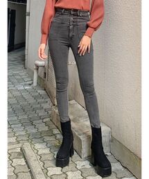 EMODA | アウトポケットハイウエストパギンス(デニムパンツ)