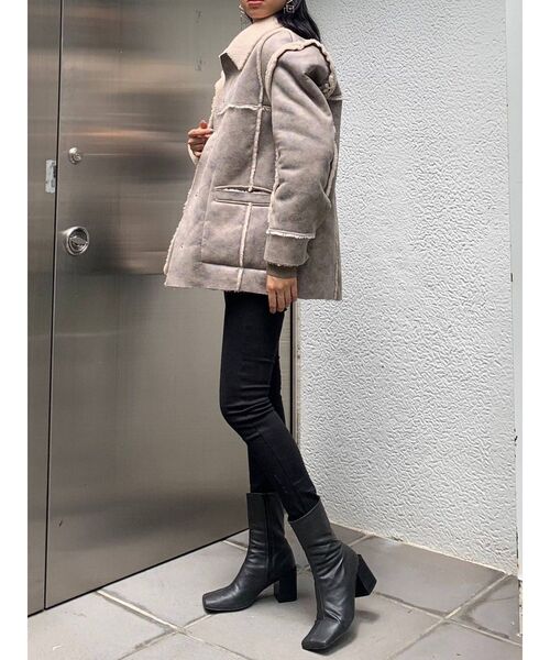 EMODA（エモダ）の「アウトポケットハイウエストパギンス（デニムパンツ・レディース・ブラック/グレー・SMALL/MEDIUM/X-SMALL）」の9枚目の写真