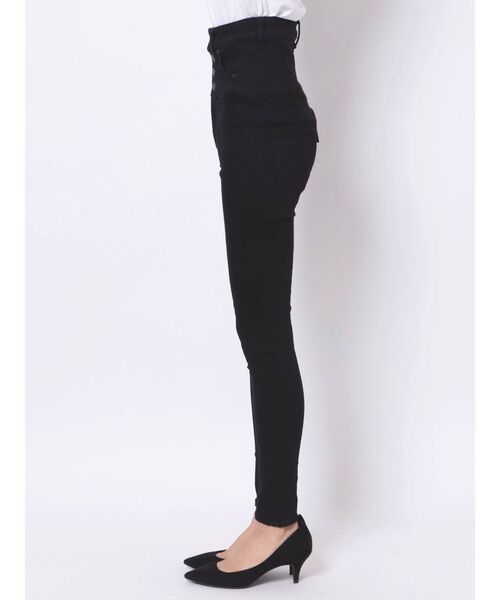 EMODA（エモダ）の「アウトポケットハイウエストパギンス（デニムパンツ・レディース・ブラック/グレー・SMALL/MEDIUM/X-SMALL）」の6枚目の写真