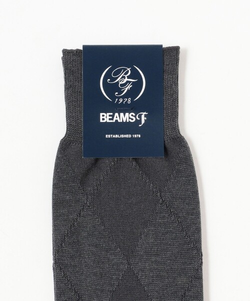 BEAMS F（ビームスエフ）の「BEAMS F / コットン アーガイルソックス（ソックス/靴下・メンズ・オレンジ系その他7/グリーン/ベージュ/ブラウン/チャコールグレー/ネイビー/グレー/グリーン系その他5・ONE SIZE）」の10枚目の写真