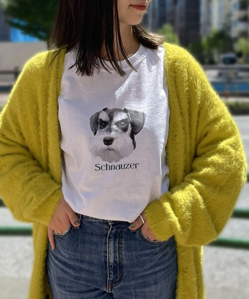 GLOSTER（グロスター）の「《人気の犬猫シリーズ続編！》【GLOSTER/グロスター】DOG&CAT 犬猫プリントロンT（Tシャツ/カットソー・メンズ・ホワイト/ホワイト系その他/ホワイト系その他2/ホワイト系その他3/ホワイト系その他4/ホワイト系その他5/ホワイト系その他6/ホワイト系その他7・MEDIUM/LARGE）」の10枚目の写真