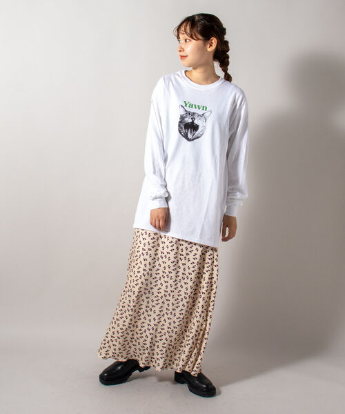 GLOSTER（グロスター）の「《人気の犬猫シリーズ続編！》【GLOSTER/グロスター】DOG&CAT 犬猫プリントロンT（Tシャツ/カットソー・メンズ・ホワイト/ホワイト系その他/ホワイト系その他2/ホワイト系その他3/ホワイト系その他4/ホワイト系その他5/ホワイト系その他6/ホワイト系その他7・MEDIUM/LARGE）」の15枚目の写真