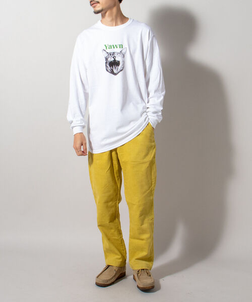 GLOSTER（グロスター）の「《人気の犬猫シリーズ続編！》【GLOSTER/グロスター】DOG&CAT 犬猫プリントロンT（Tシャツ/カットソー・メンズ・ホワイト/ホワイト系その他/ホワイト系その他2/ホワイト系その他3/ホワイト系その他4/ホワイト系その他5/ホワイト系その他6/ホワイト系その他7・MEDIUM/LARGE）」の17枚目の写真