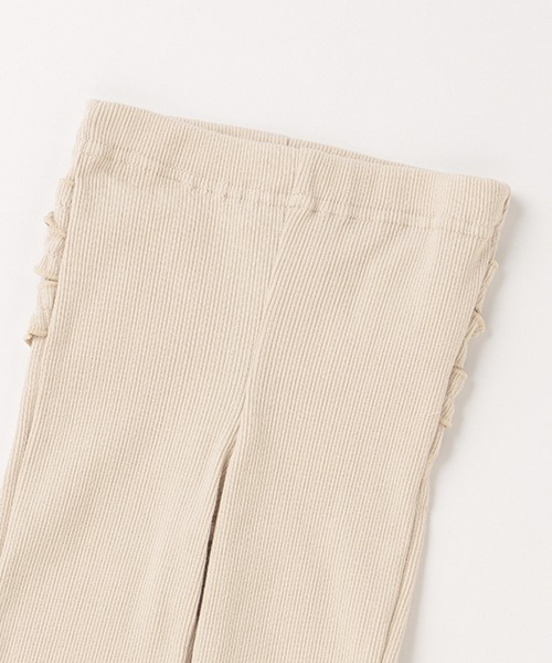 petit main(プティマイン)の「バックフリルレギンス(レギンス/スパッツ・キッズ・ブラック/ピンク/キナリ/オフホワイト/モカ・80cm/100cm/110cm/90cm)」の12枚目の写真