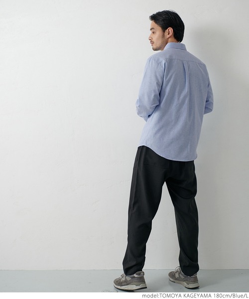 coca（coca）（コカ）の「メンズ BDレギュラーフィットオックスシャツ（シャツ/ブラウス・メンズ・ホワイト/パープル/ブルー・S/M/L/XL）」の11枚目の写真