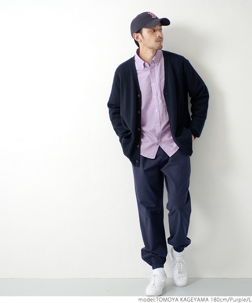 coca（coca）（コカ）の「メンズ BDレギュラーフィットオックスシャツ（シャツ/ブラウス・メンズ・ホワイト/パープル/ブルー・S/M/L/XL）」の19枚目の写真