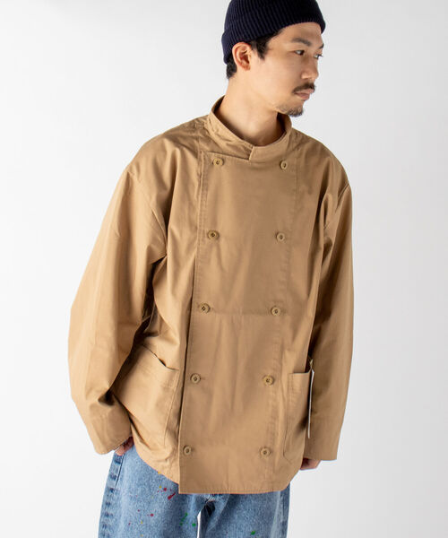 GLOSTER（グロスター）の「【GLOSTER/グロスター】ダブルブレストジャケット コックジャケット（ブルゾン・メンズ・ブラック/ベージュ・MEDIUM/LARGE）」の13枚目の写真