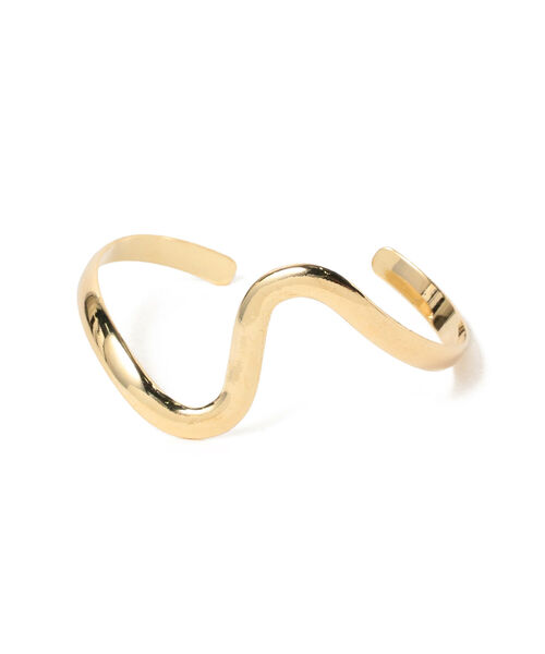 BEAMS LIGHTS（ビームスライツ）の「BEAMS LIGHTS/ ウェーブ バングル（バングル/リストバンド・レディース・シルバー/ゴールド・ONE SIZE）」の4枚目の写真