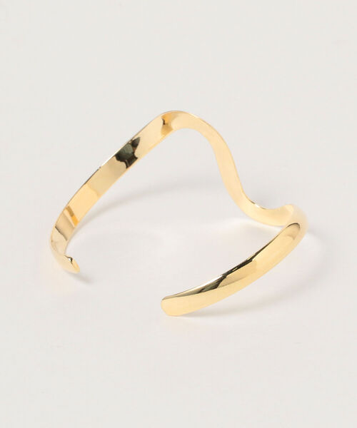 BEAMS LIGHTS（ビームスライツ）の「BEAMS LIGHTS/ ウェーブ バングル（バングル/リストバンド・レディース・シルバー/ゴールド・ONE SIZE）」の7枚目の写真
