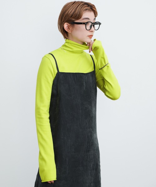 select MOCA（セレクトモカ）の「2021 AW ハイネックカットオフニット（ニット/セーター・レディース・レッド/ピンク/ライム/ブルー・FREE）」の11枚目の写真