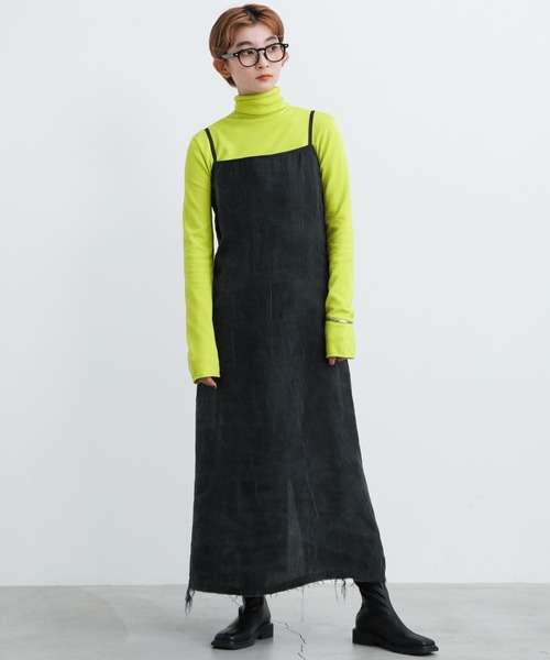 select MOCA（セレクトモカ）の「2021 AW ハイネックカットオフニット（ニット/セーター・レディース・レッド/ピンク/ライム/ブルー・FREE）」の5枚目の写真