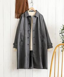 coen | 防風バルマカーンワイドシルエットコート(ステンカラーコート)