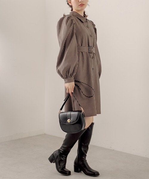 OLIVE des OLIVE ロングブーツ ブラウン Sサイズ OLIVE des OLIVE ロングブーツ ブラウン Sサイズ