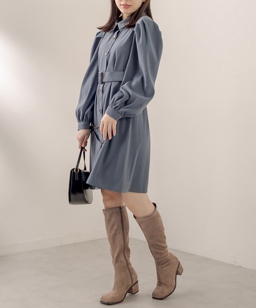 OLIVE des OLIVE(オリーブデオリーブ)の「ストレッチロングブーツ(ブーツ・レディース・ブラック/ダークベージュ/ブラック系その他2・MEDIUM/LARGE)」の10枚目の写真