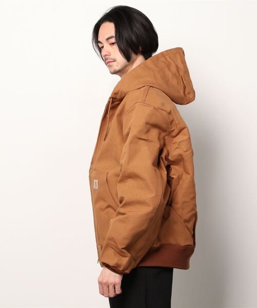 Carhartt（カーハート）の「carhartt / カーハート Thermal-Lined Duck Active Jacket サーマルライナー フード アクティブジャケット（ブルゾン・メンズ・ブラック/ブラウン/ネイビー・SMALL/MEDIUM/LARGE/X-LARGE）」の19枚目の写真