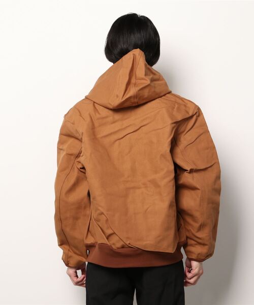 Carhartt（カーハート）の「carhartt / カーハート Thermal-Lined Duck Active Jacket サーマルライナー フード アクティブジャケット（ブルゾン・メンズ・ブラック/ブラウン/ネイビー・SMALL/MEDIUM/LARGE/X-LARGE）」の20枚目の写真