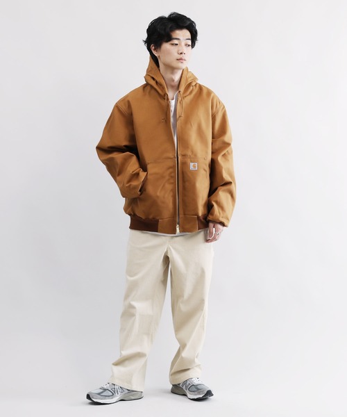 Carhartt（カーハート）の「carhartt / カーハート Thermal-Lined Duck Active Jacket サーマルライナー フード アクティブジャケット（ブルゾン・メンズ・ブラック/ブラウン/ネイビー・SMALL/MEDIUM/LARGE/X-LARGE）」の13枚目の写真