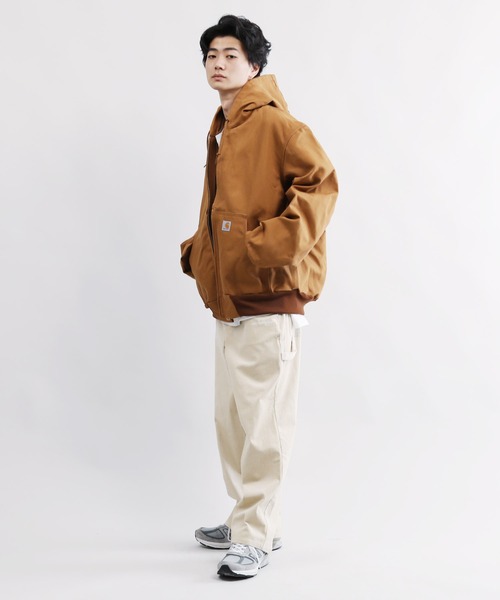 Carhartt（カーハート）の「carhartt / カーハート Thermal-Lined Duck Active Jacket サーマルライナー フード アクティブジャケット（ブルゾン・メンズ・ブラック/ブラウン/ネイビー・SMALL/MEDIUM/LARGE/X-LARGE）」の11枚目の写真