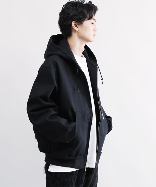 Carhartt（カーハート）の「carhartt / カーハート Thermal-Lined Duck Active Jacket サーマルライナー フード アクティブジャケット（ブルゾン・メンズ・ブラック/ブラウン/ネイビー・SMALL/MEDIUM/LARGE/X-LARGE）」の15枚目の写真