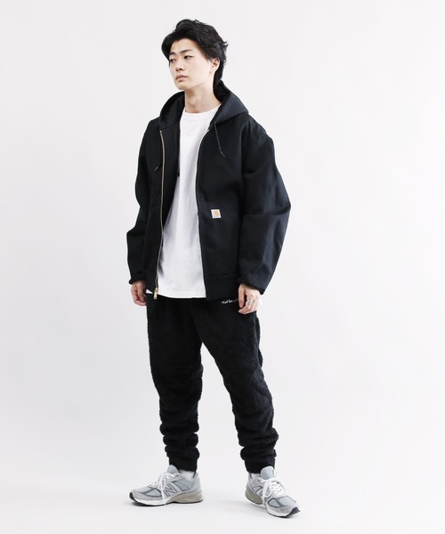 Carhartt（カーハート）の「carhartt / カーハート Thermal-Lined Duck Active Jacket サーマルライナー フード アクティブジャケット（ブルゾン・メンズ・ブラック/ブラウン/ネイビー・SMALL/MEDIUM/LARGE/X-LARGE）」の17枚目の写真