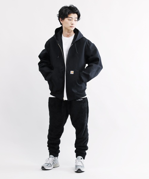 Carhartt（カーハート）の「carhartt / カーハート Thermal-Lined Duck Active Jacket サーマルライナー フード アクティブジャケット（ブルゾン・メンズ・ブラック/ブラウン/ネイビー・SMALL/MEDIUM/LARGE/X-LARGE）」の10枚目の写真