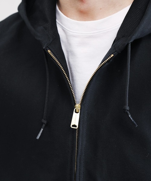 Carhartt（カーハート）の「carhartt / カーハート Thermal-Lined Duck Active Jacket サーマルライナー フード アクティブジャケット（ブルゾン・メンズ・ブラック/ブラウン/ネイビー・SMALL/MEDIUM/LARGE/X-LARGE）」の7枚目の写真