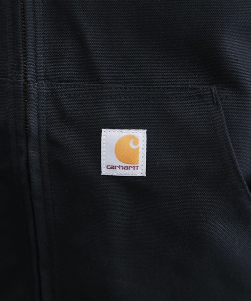 Carhartt（カーハート）の「carhartt / カーハート Thermal-Lined Duck Active Jacket サーマルライナー フード アクティブジャケット（ブルゾン・メンズ・ブラック/ブラウン/ネイビー・SMALL/MEDIUM/LARGE/X-LARGE）」の5枚目の写真