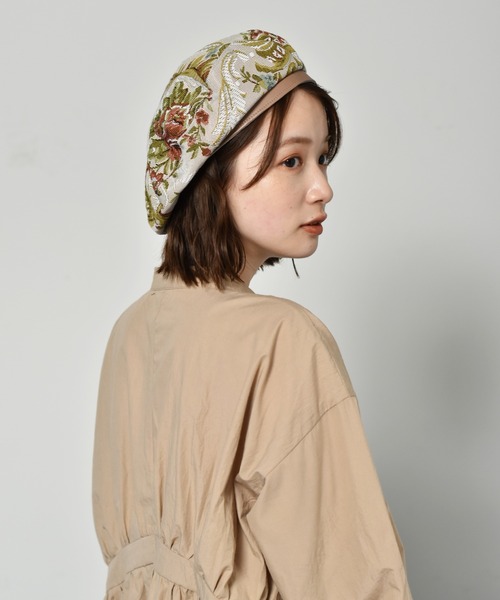 casita(RETRO GIRL)(カシータ)の「柄アソートベレー帽(ハンチング/ベレー帽・レディース・A/B/C・FREE)」の4枚目の写真