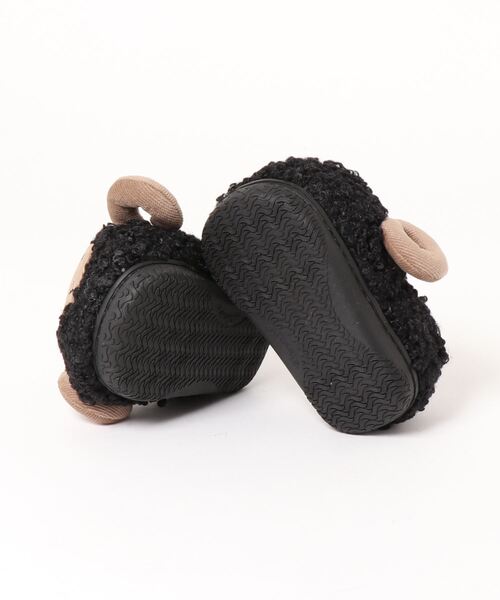 aimoha（アイモハ）の「【aimoha-KIDS-】ボアルームシューズ（ルームシューズ/スリッパ・キッズ・ブラック/ピンク/ベージュ/グレー・15 /21/14/17/20/18/16/19）」の9枚目の写真