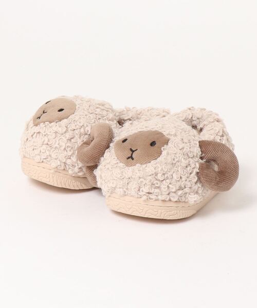 aimoha（アイモハ）の「【aimoha-KIDS-】ボアルームシューズ（ルームシューズ/スリッパ・キッズ・ブラック/ピンク/ベージュ/グレー・15 /21/14/17/20/18/16/19）」の11枚目の写真