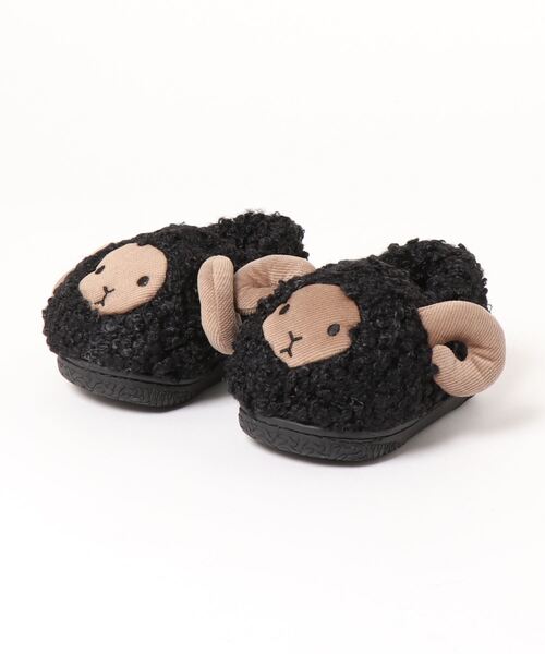 aimoha（アイモハ）の「【aimoha-KIDS-】ボアルームシューズ（ルームシューズ/スリッパ・キッズ・ブラック/ピンク/ベージュ/グレー・15 /21/14/17/20/18/16/19）」の19枚目の写真