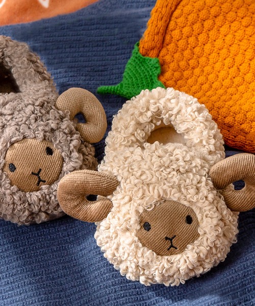 aimoha（アイモハ）の「【aimoha-KIDS-】ボアルームシューズ（ルームシューズ/スリッパ・キッズ・ブラック/ピンク/ベージュ/グレー・15 /21/14/17/20/18/16/19）」の22枚目の写真