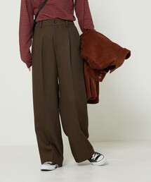 FREAK'S STORE | ウーリータックワイドパンツ(その他パンツ)