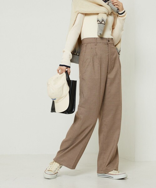 FREAK'S STORE(フリークスストア)の「ウーリータックワイドパンツ(その他パンツ・レディース・グリーン/その他9/ブラック/ブラウン/オレンジ・SMALL/MEDIUM)」の5枚目の写真