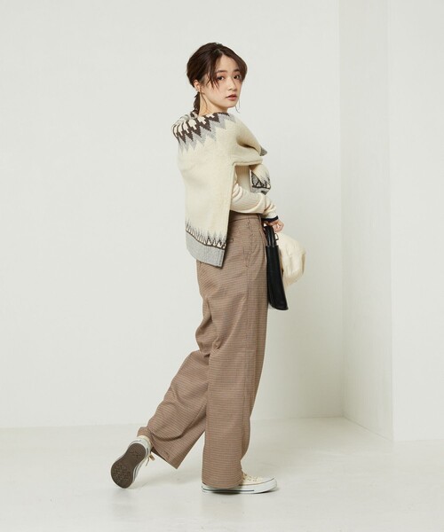 FREAK'S STORE(フリークスストア)の「ウーリータックワイドパンツ(その他パンツ・レディース・グリーン/その他9/ブラック/ブラウン/オレンジ・SMALL/MEDIUM)」の9枚目の写真