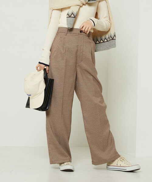 FREAK'S STORE(フリークスストア)の「ウーリータックワイドパンツ(その他パンツ・レディース・グリーン/その他9/ブラック/ブラウン/オレンジ・SMALL/MEDIUM)」の10枚目の写真