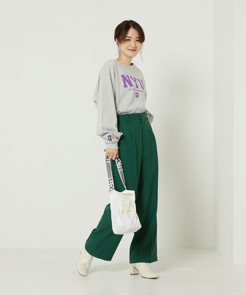 FREAK'S STORE(フリークスストア)の「ウーリータックワイドパンツ(その他パンツ・レディース・グリーン/その他9/ブラック/ブラウン/オレンジ・SMALL/MEDIUM)」の13枚目の写真