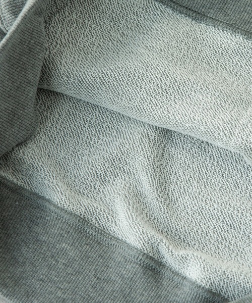 SEVENDAYS=SUNDAY（セブンデイズサンデイ）の「フロッキープリント裏毛パーカーA　＊（パーカー・レディース・アイボリー/ネイビー/杢グレー・L/M/S）」の12枚目の写真