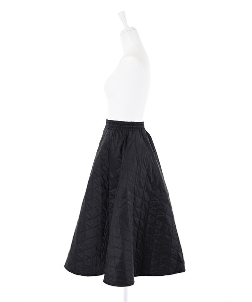 Narcissus（ナルシス）の「【Narcissus】キルティングスカート（スカート・レディース・ブラック・FREE）」の2枚目の写真