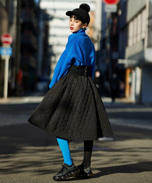 Narcissus（ナルシス）の「【Narcissus】キルティングスカート（スカート・レディース・ブラック・FREE）」の15枚目の写真